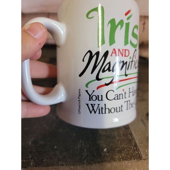 Peacock papers Irish and magnificent mug St Patrick's Day cup decor figure - Picture 3 of 7